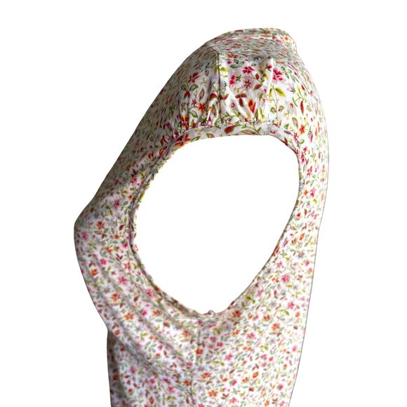 ETRO Milano Floral Print Sleeveless‎ Shirt Top Blouse Size 44 /10 Stretch Fitted - Picture 6 of 9